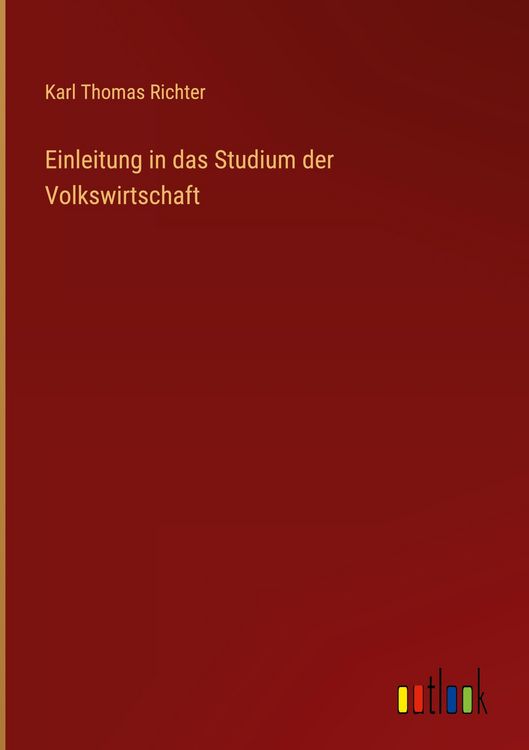 Produktbild: Einleitung in das Studium der Volkswirtschaft
