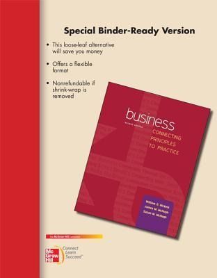 Produktbild: Loose Leaf Business: Connecting Principles to Practice