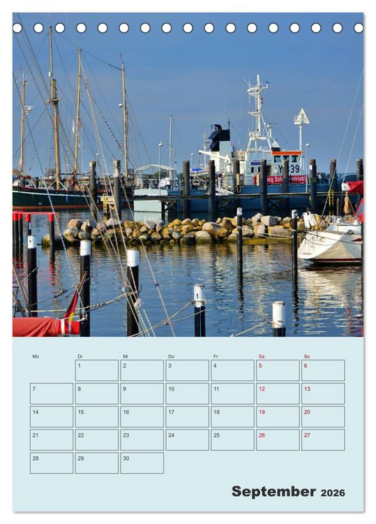 Produktbild: Moin Heiligenhafen (Tischkalender 2026 DIN A5 hoch), CALVENDO Monatskalender