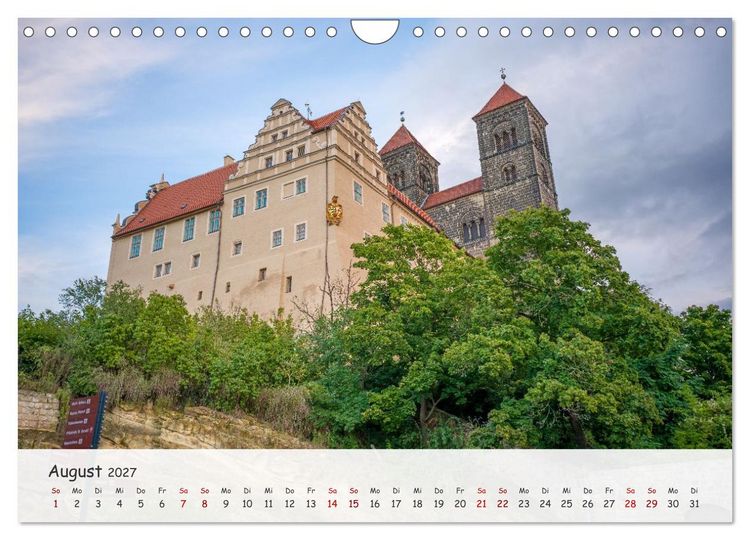 Produktbild: Quedlinburg - Die historische Altstadt (Wandkalender 2027 DIN A4 quer), CALVENDO Monatskalender