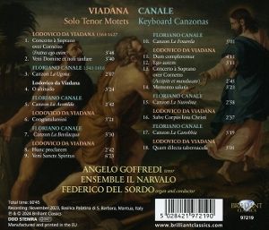 Produktbild: Viadana:Solo Tenor Motets-Canale-Keyboard Canzonas