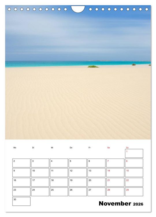 Produktbild: Boa Vista - die &bdquo;Perle&ldquo; der Kapverden (Wandkalender 2026 DIN A4 hoch), CALVENDO Monatskalender