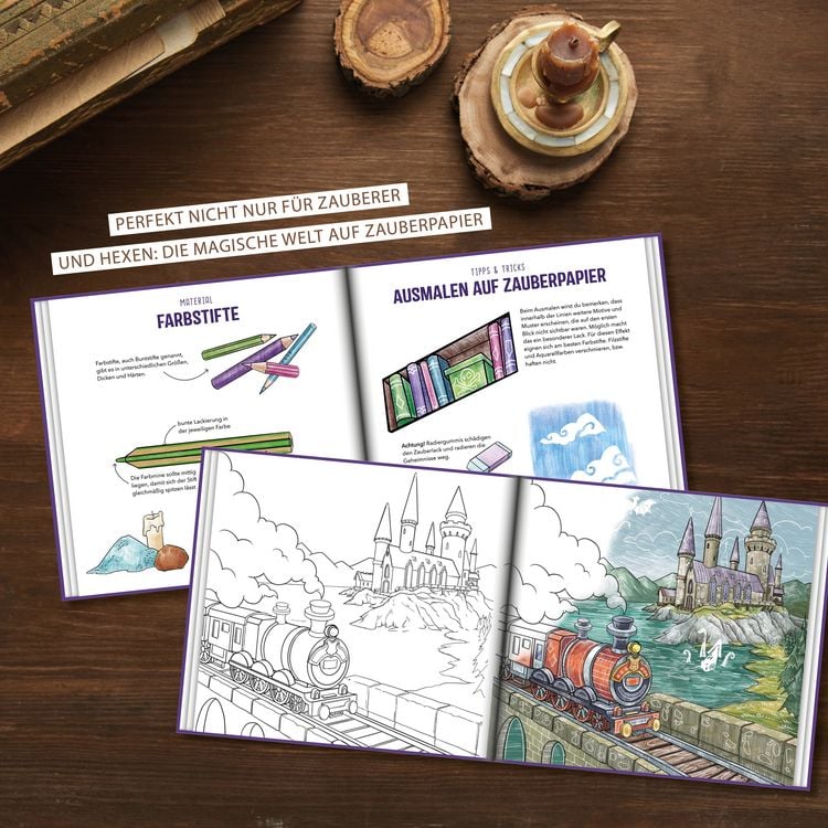 Colorful Secrets - Magische Welten auf Zauberpapier