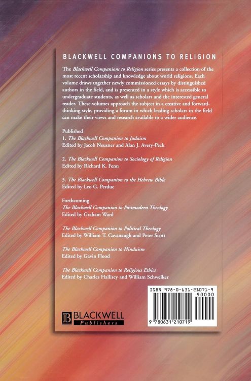 Produktbild: The Blackwell Companion to the Hebrew Bible