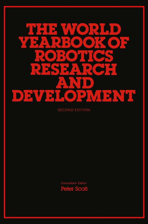 Produktbild: The World Yearbook of Robotics Research and Development
