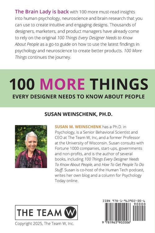 Produktbild: 100 More Things Every Designer Needs To Know About People