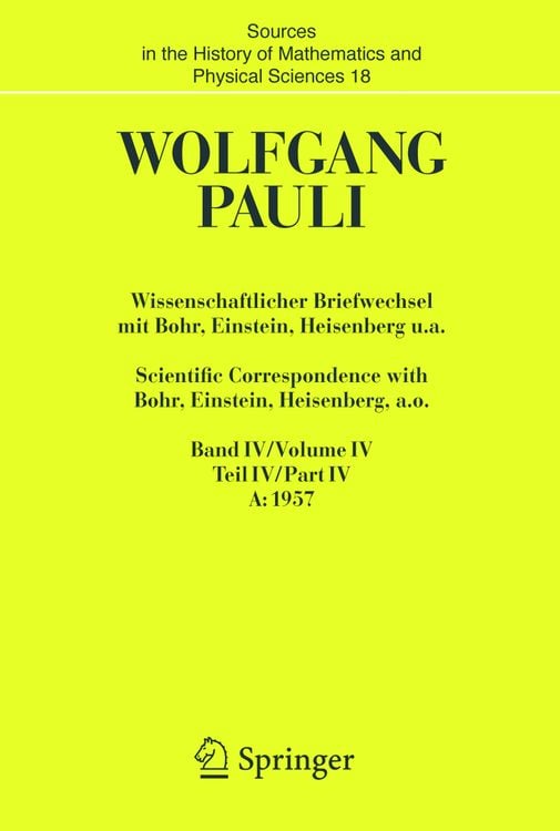 Produktbild: Wissenschaftlicher Briefwechsel mit Bohr, Einstein, Heisenberg u.a. / Scientific Correspondence with Bohr, Einstein, Heisenberg a.o.
