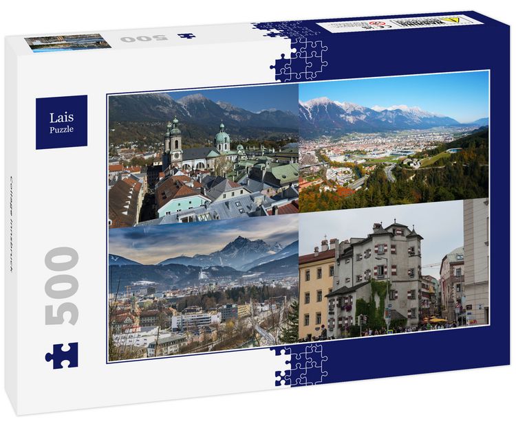 Produktbild: Lais Puzzle Collage Innsbruck 500 Teile