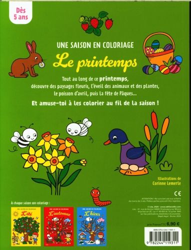 Produktbild: Le printemps : une saison en coloriage