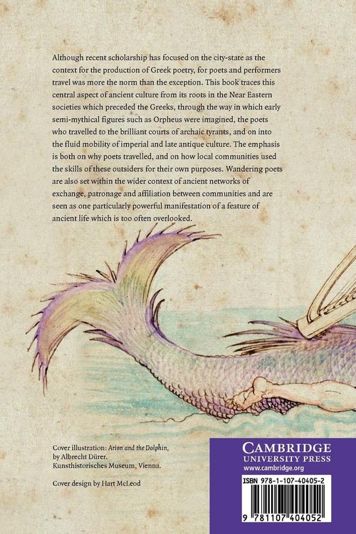 Produktbild: Wandering Poets in Ancient Greek Culture