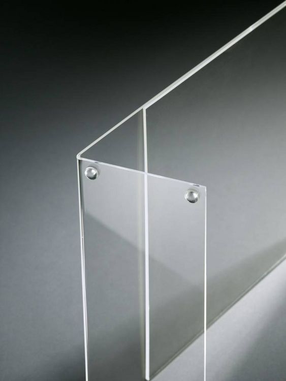 Produktbild: Sigel TA213 Tischaufsteller L-Form Verwendung f&uuml;r Papierformat: DIN A3 Glasklar 1 St.