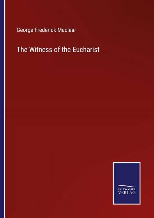 Produktbild: The Witness of the Eucharist