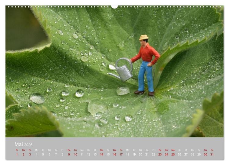 Produktbild: Das zweite Leben von Miniatur-Figuren (Wandkalender 2026 DIN A2 quer), CALVENDO Monatskalender