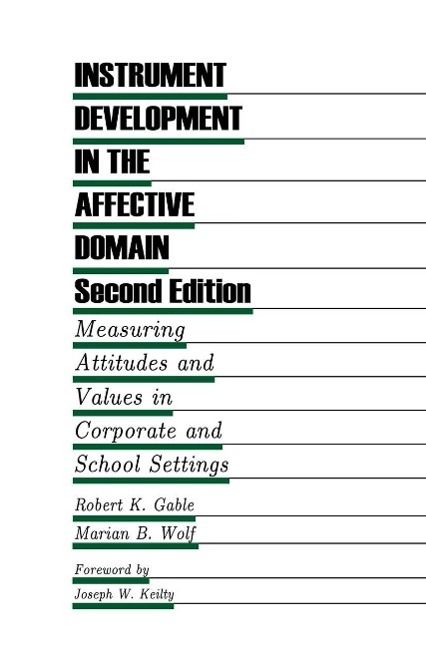 Produktbild: Instrument Development in the Affective Domain