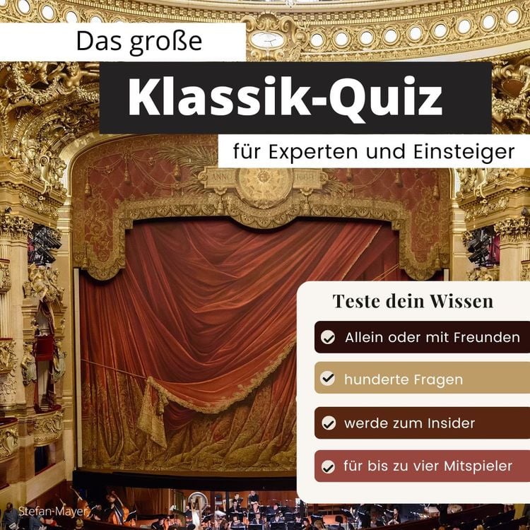 Produktbild: Das gro&szlig;e Klassik-Quiz f&uuml;r Einsteiger und Experten