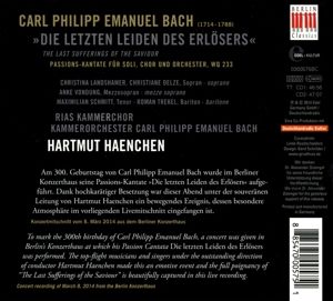 Produktbild: Die Letzten Leiden Des Erl&ouml;sers-Passionskantate
