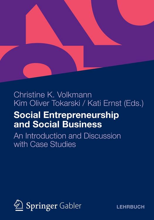 Produktbild: Social Entrepreneurship and Social Business