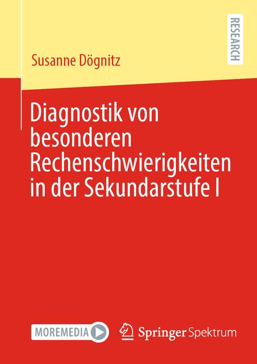 Produktbild: Diagnostik von besonderen Rechenschwierigkeiten in der Sekundarstufe I
