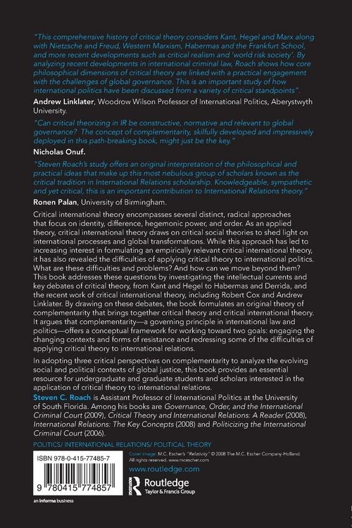 Produktbild: Critical Theory of International Politics