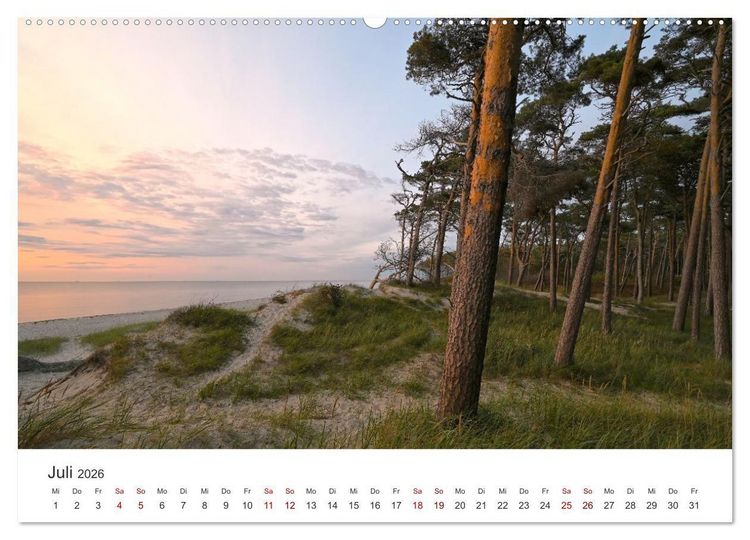 Produktbild: Deutschlands Landschaften 2026 &ndash; Von der K&uuml;ste bis zu den Alpen (Wandkalender 2026 DIN A2 quer), CALVENDO Monatskalender