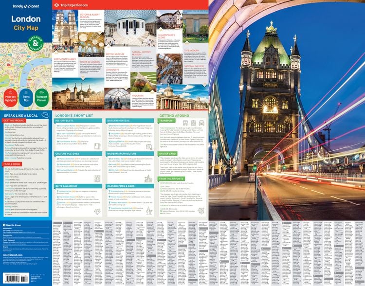 Produktbild: Lonely Planet London City Map