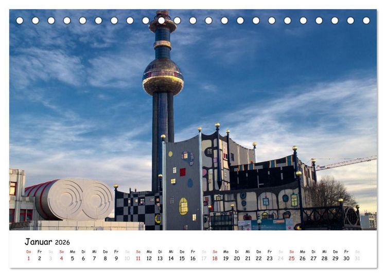 Produktbild: Wiener Eindr&uuml;cke (Tischkalender 2026 DIN A5 quer), CALVENDO Monatskalender
