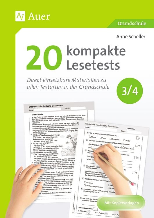 Produktbild: 20 kompakte Lesetests f&uuml;r Klasse 3/4