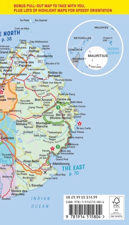 Produktbild: Mauritius Marco Polo Pocket Travel Guide - with pull out map