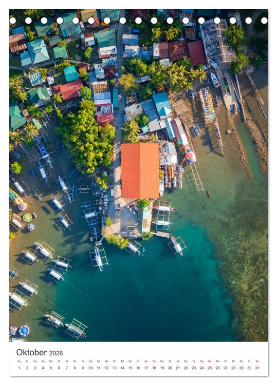 Produktbild: Philippinen - Ein wahres Inselparadies. (Tischkalender 2026 DIN A5 hoch), CALVENDO Monatskalender