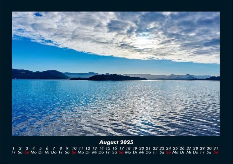 Produktbild: Landschaftskalender 2025 Fotokalender DIN A4