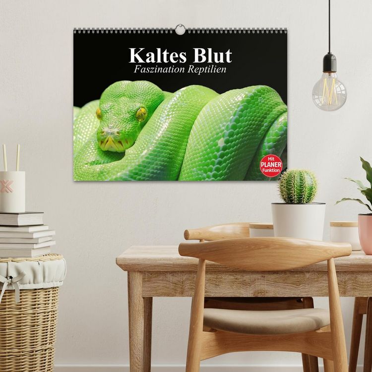 Produktbild: Kaltes Blut. Faszination Reptilien (Wandkalender 2026 DIN A3 quer), CALVENDO Monatskalender