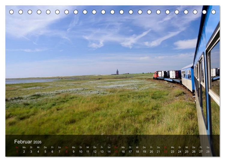 Produktbild: Wangerooge &ndash; Eine Perle in der Nordsee. (Tischkalender 2026 DIN A5 quer), CALVENDO Monatskalender