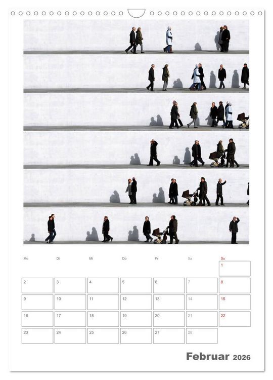 Produktbild: Wall People - Bilderserie von Eka Sharashidze (Wandkalender 2026 DIN A3 hoch), CALVENDO Monatskalender