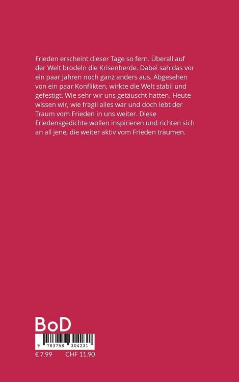 Produktbild: Prosaische Worte des Friedens