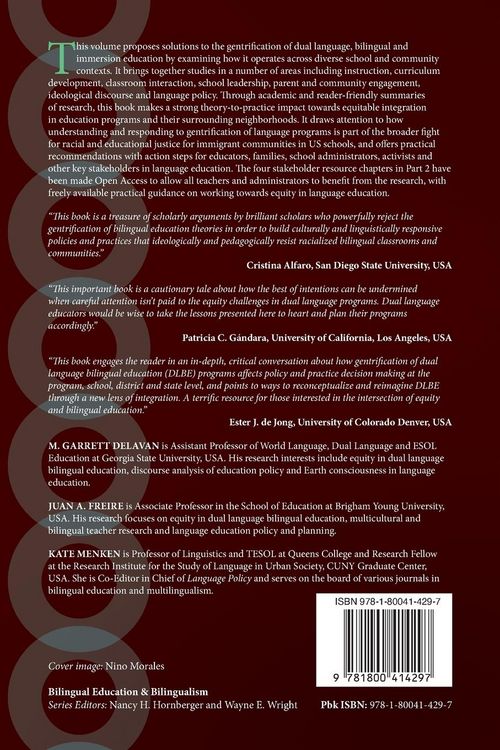 Produktbild: Overcoming the Gentrification of Dual Language, Bilingual and Immersion Education