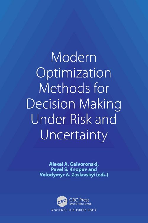 Produktbild: Modern Optimization Methods for Decision Making Under Risk and Uncertainty