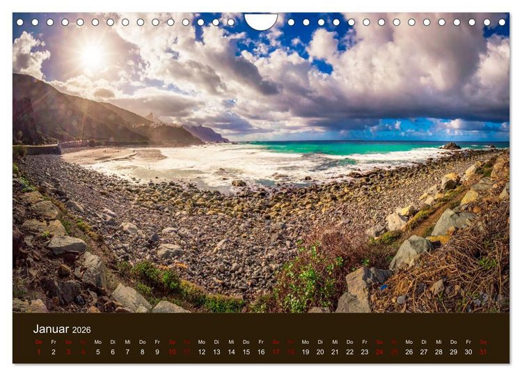 Produktbild: Bezauberndes Teneriffa (Wandkalender 2026 DIN A4 quer), CALVENDO Monatskalender