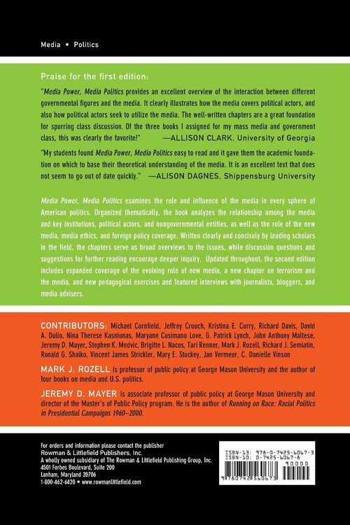 Produktbild: Media Power, Media Politics