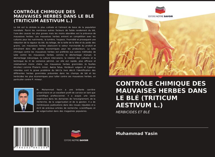 Produktbild: CONTR&Ocirc;LE CHIMIQUE DES MAUVAISES HERBES DANS LE BL&Eacute; (TRITICUM AESTIVUM L.)