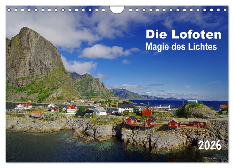 Produktbild: Die Lofoten - Magie des Lichtes (Wandkalender 2026 DIN A4 quer), CALVENDO Monatskalender
