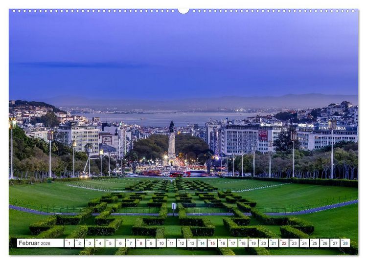 Produktbild: Eine Stadt voller Charme - Lissabon (Wandkalender 2026 DIN A2 quer), CALVENDO Monatskalender