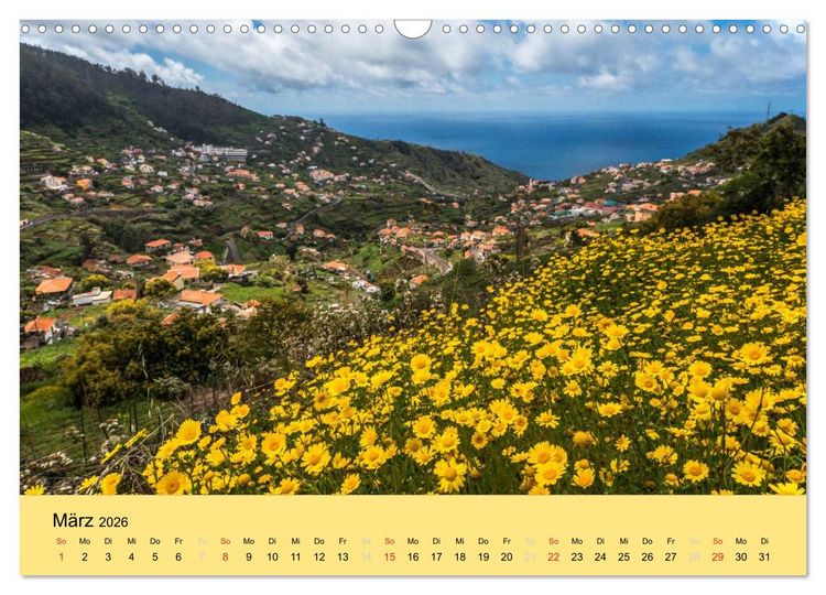Produktbild: Zauberhaftes Madeira (Wandkalender 2026 DIN A3 quer), CALVENDO Monatskalender