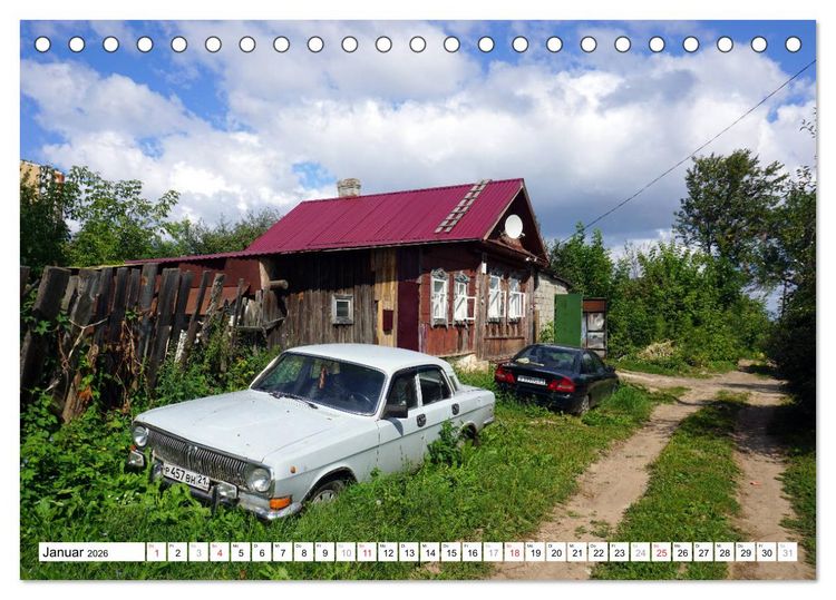 Produktbild: Sowjet-Mobile - Oldtimer der UdSSR (Tischkalender 2026 DIN A5 quer), CALVENDO Monatskalender
