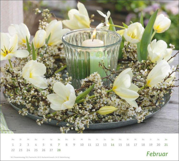 Produktbild: times&more Blumen Bildkalender 2027