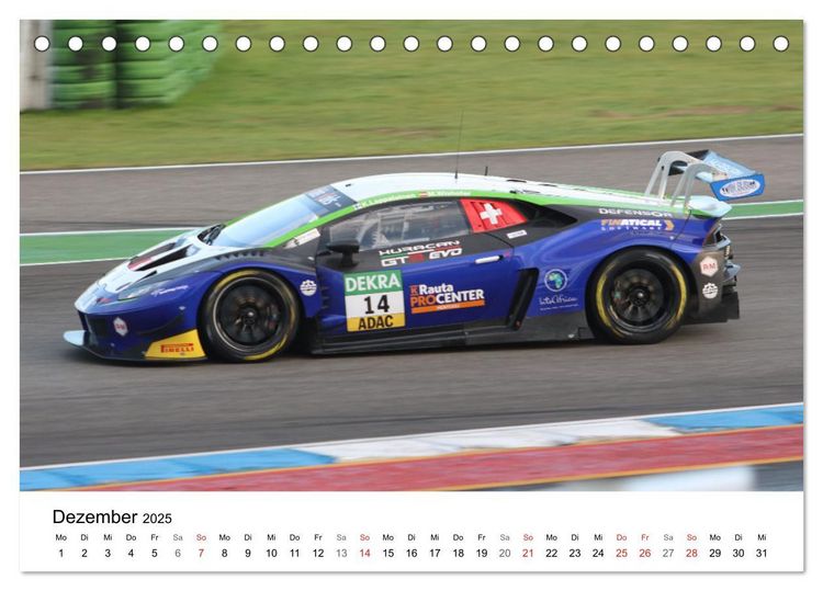 Produktbild: Motorsport aus Sant&rsquo;Agata (Tischkalender 2025 DIN A5 quer), CALVENDO Monatskalender