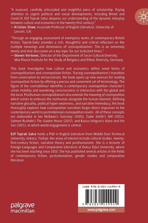 Produktbild: Culture and Economics in Contemporary Cosmopolitan Fiction