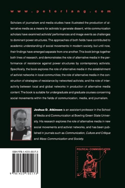 Produktbild: Alternative Media and Politics of Resistance