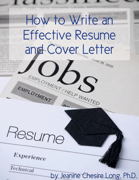 Produktbild: How to Write an Effective Resume and Cover Letter