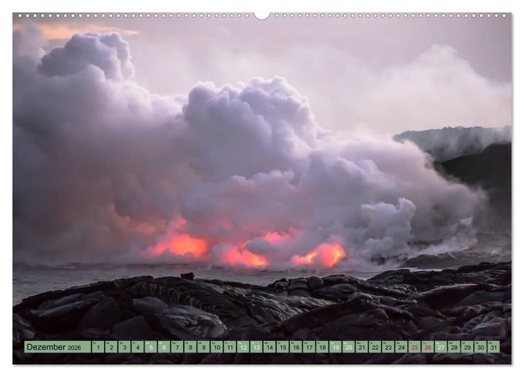 Produktbild: Big Island - Reise in eine unvergessliche Welt (hochwertiger Premium Wandkalender 2026 DIN A2 quer), Kunstdruck in Hochglanz