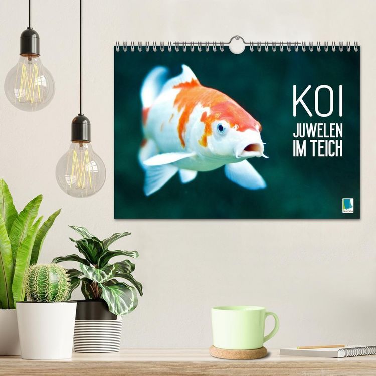 Produktbild: Koi: Juwelen im Teich (Wandkalender 2027 DIN A4 quer), CALVENDO Monatskalender
